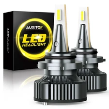 2x AUXITO 9006 LED Kit Low Beam Bulb Super Bright 6500K White 30000LM Bright