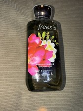Bath  Body Works Freesia Body Wash Shower Gel 10 oz Shea Vitamin E Retired Rare