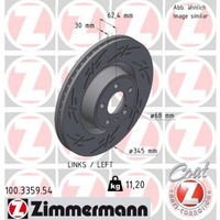 Zimmermann 100.3359.54 Bremsscheibe FüR Audi A6 C7 4GH 4GJ