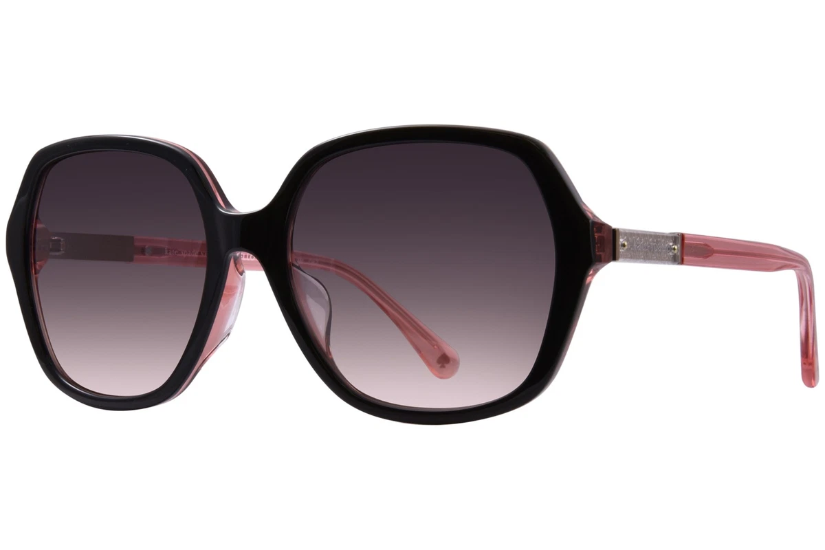 Kate Spade Ellery/F/S 3H2 Sunglasses Women\'s Black/Pink/Grey Shaded Pink 57mm KATE SPADE sunglasses ELLERY/F/S WOMAN 57.000/18.000/140.000  main image 4