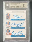 2024-25 National Treasures T Prince Chauncey Billups Ben Wallace Auto 14/25 BGS9
