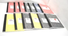 Lot of 13 Deal Worthy Composition Notebook 80 Sheets Assorted Colors Notebooks