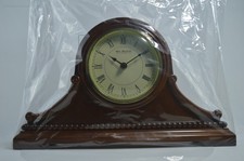 Wm Widdop Wooden Quartz Mantel Clock