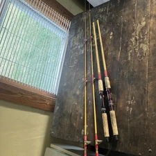 Eagle Claw Denco Super IV Fishing Rod 2 Pc 6.5‘ Wright McGill DNSM329 Lot Of 2 !