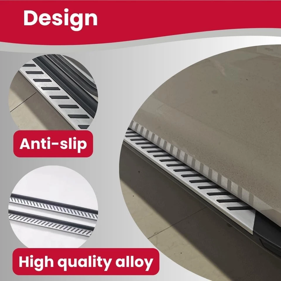 estriberas para Toyota Sienna 2011-2019 peldaños laterales barras Nerf pedales protectores Foto 3 de 4