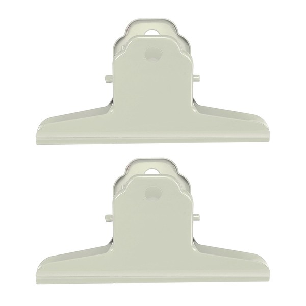 "2Pcs Extra GroßE BüRoklammern, 3.9\" Metall FüR Chip Clips, Helle Beige"-image