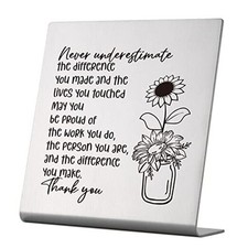 Thank You Gift for Women, Coworker, Friends, Teacher, Retirement Gifts for