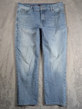 NYDJ Dayla Jeans Womens Size 12 32 Waist Straight Leg Lift Tuck Technology