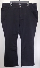 NWT Women's Lee Riders Indigo Jeans Size 26W AVG Stretch Pockets Zip black