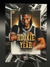 2025 Topps Now Basketball #14 Stephon Castle Rookie Of The Year RC Spurs