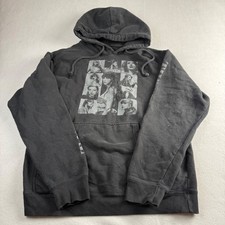 Taylor Swift The Eras Tour Hoodie Washed Black Charcoal Tour Dates Size S