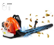 VEVOR 79cc Backpack Gas Leaf Blower, 2-Cycle, 3L Fuel Tank, 930CFM, 184MPH –USED