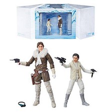 Star Wars The Black Series Hoth - Princess Leia Organa and Han Solo - 6-Inch Act