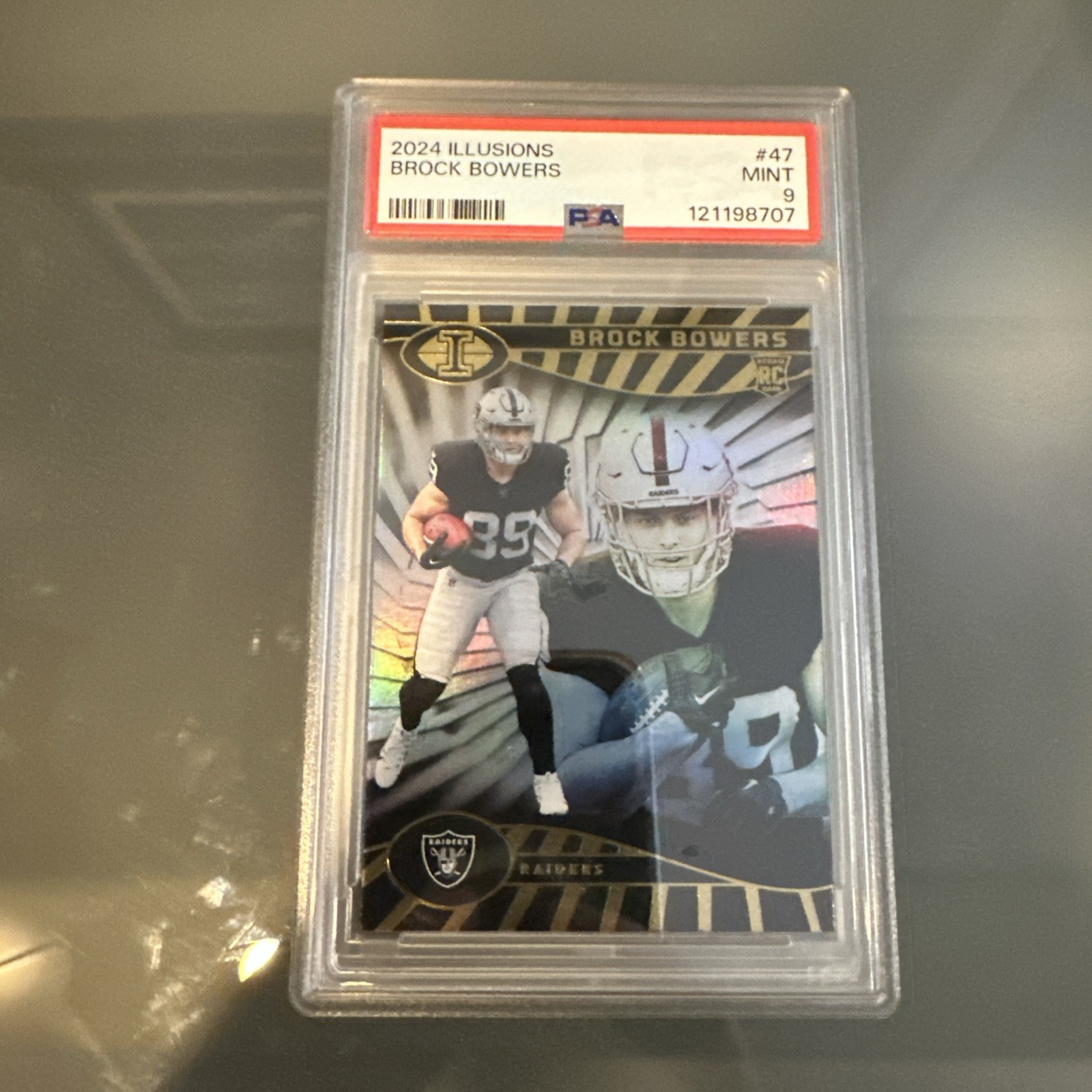 2024 Panini Illusions - Brock Bowers #47 (RC)