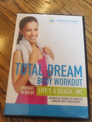 Pilates Pro Chair 3 DVD LOT Total Dream Sculpt Tone Basics Lucci Life's A Beach