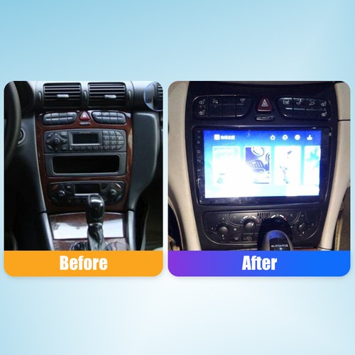 For Benz C/CLK-Class 2002-2006 Carplay Android Car Stereo Radio GPS Navi 2+64G - Picture 2 of 16