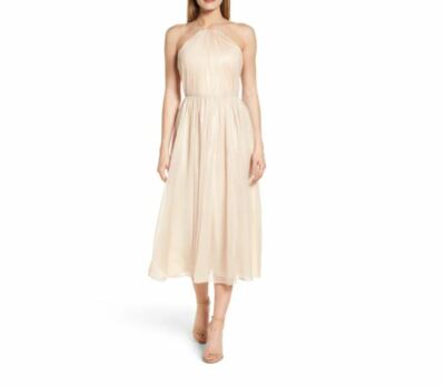 white christmas dresses Vera Wang Nude/Champagne Tulle Strapless Pleated Torso Gown with Train –  Palm Beach Vintage main image 1