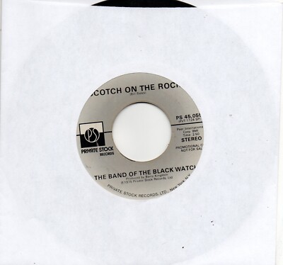 BAND OF THE CHOCOLATE WATCH - SCOTCH ON THE ROCKS (STEREO)/(MONO)    (PROMO)