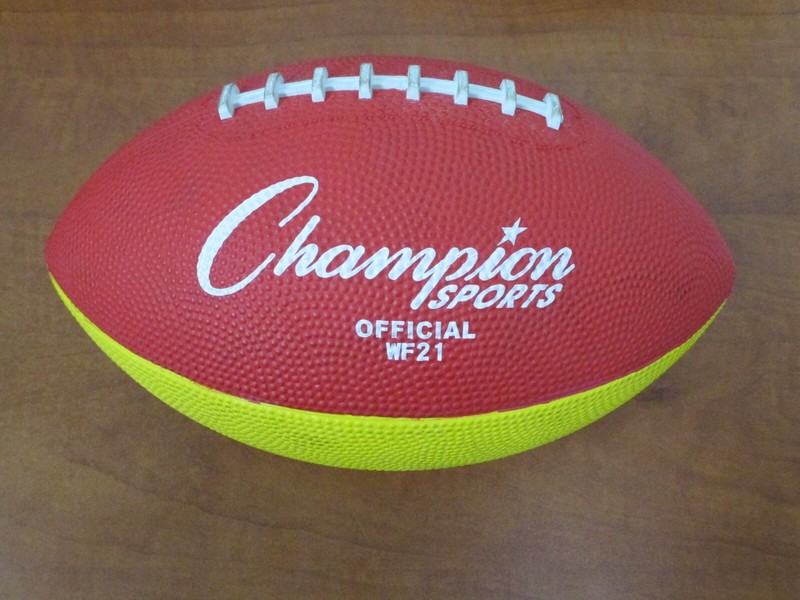 2 LB OFFICIAL Size Weighted FOOTBALL TRAINER, Old Style, Champlion Sports-WF21