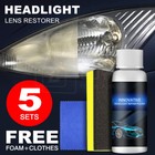<!--F#f_0-->5x Car Headlight Restoration Kit Fluid Repair Plastic Headlight Polish Cleaner<!--F/-->