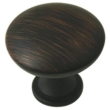 Cosmas Cabinet Hardware Oil Rubbed Bronze Round Knobs #5305ORB