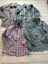 Nautica Boy's Multicolor Long Sleeve Casual Fit Button-Up Shirt 4 Piece Set Sz 6