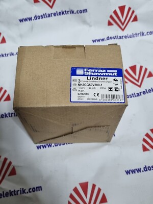 3x Ferraz Shawmut Lindner NH-Versicherungseinsatz SG NH2GG50V200-1 200A ~500V