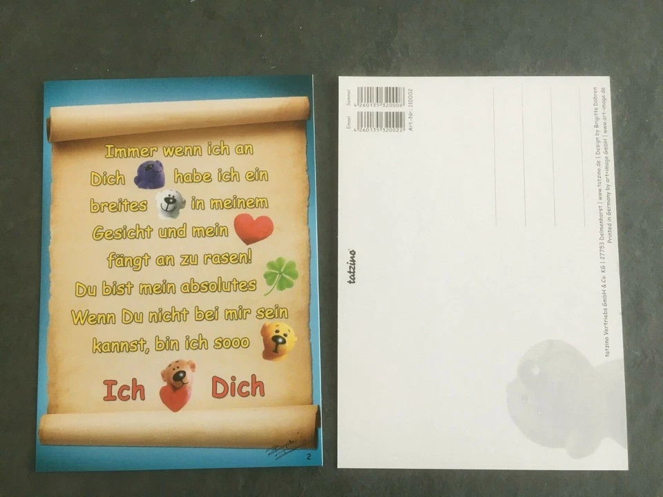 Tatzino Postkarten