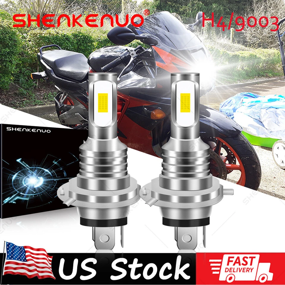 2 3570 6000K Bombillas Faro LED para Honda CBR600F2 1991, 1992, 1993, 1994: EE. UU. Foto 2 de 4
