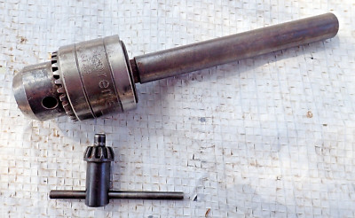 Vintage Ridgid Chuck Model no. 6T33 0-1/2'' Cap. 33 Taper with key