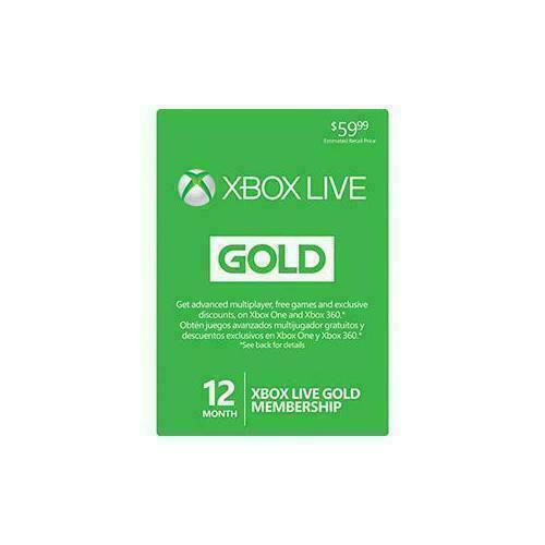 Microsoft Live Gold Card 1 Mês - Live Brasil - Xbox 360 e Xbox One