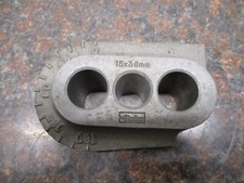 PARKER 15x38mm TUBE BENDER BENDING RADIUS BLOCKS SHOES DIE 632 824 624