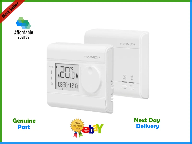 Neomitis RT7RF plus 7 Day Programmable Wireless Thermostat Boiler Plus  Genuine* 3760025250404 | eBay