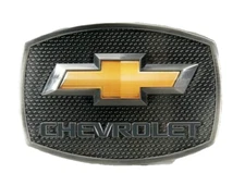 Spec Cast Men's or Women's Silver Chevy Gold Bow Tie Belt Buckle New In Package