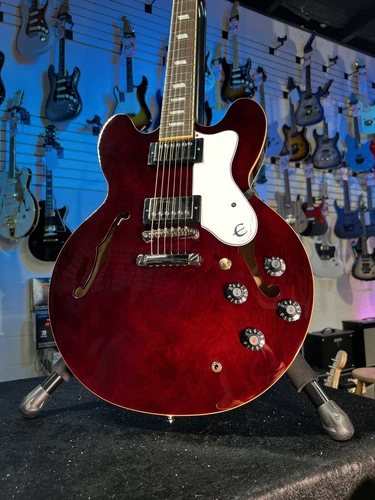 Epiphone Noel Gallagher Riviera Semi-hollow Electric Guitar Dark Red Wine! 969