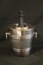 Antique BMF Art Deco Silver Glasses Arthur Krupp Berndorf 1920s