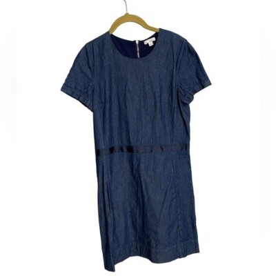 gap denim shift mini dress UltraSoft Denim Mini Shift Dress