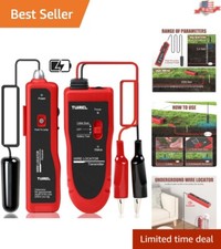 Advanced Underground Cable Locator Wire Tracer Tool - Anti-Interference Headset