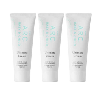 3x ARC Baby & Child Ultimate Cream 75ml | Organic & Vegan Baby Skincare Sweden