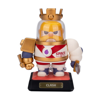 NEW COC Clash of Clans Astronauts King of the Barbarians Painted Figure 13cm/5in