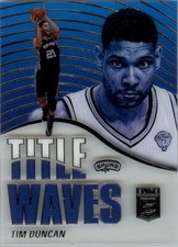 2021-22 Elite Title Waves #13 Tim Duncan - NM-MT