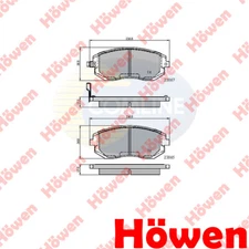 Fits Forester Impreza 1.5 1.6 2.0 D 2.5 Brake Pads Set Front Howen