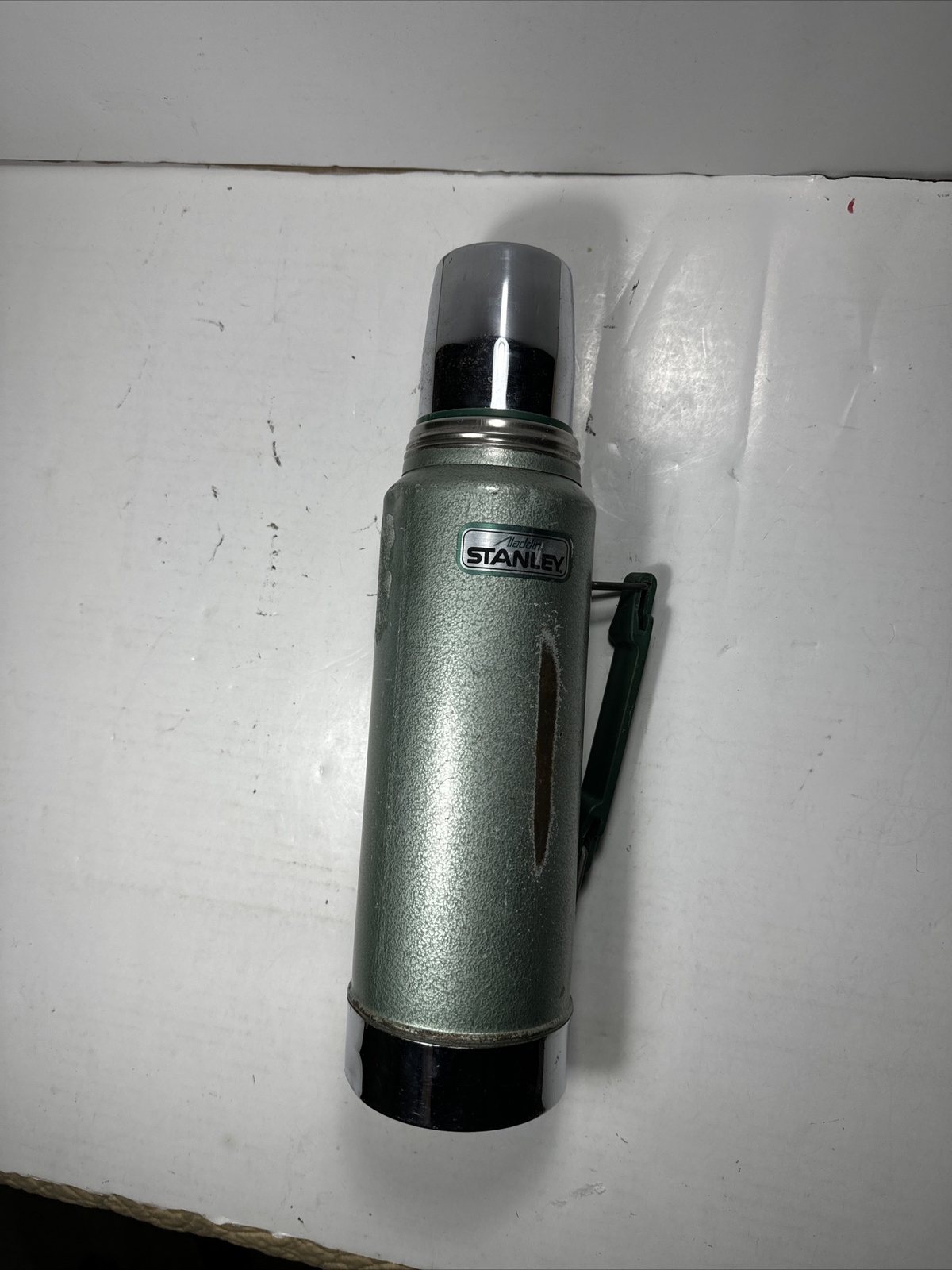 Vintage Stanley Thermos No. A944DH Quart Green USA Aladdin eBay