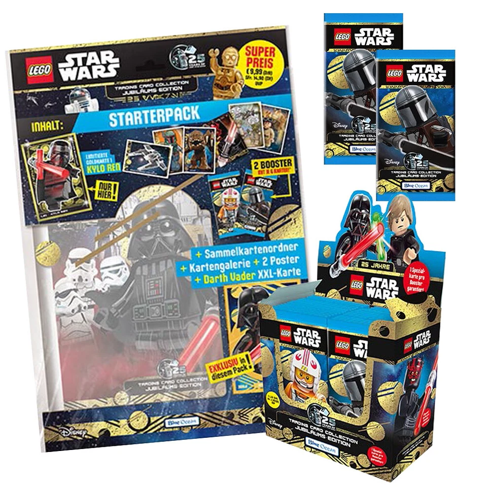 Blue Ocean LEGO Star Wars Serie 5 Trading Cards Booster Display Starter