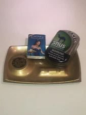 Vintage Cigarette Ashtray with Camel Brand Tin / Matches Container