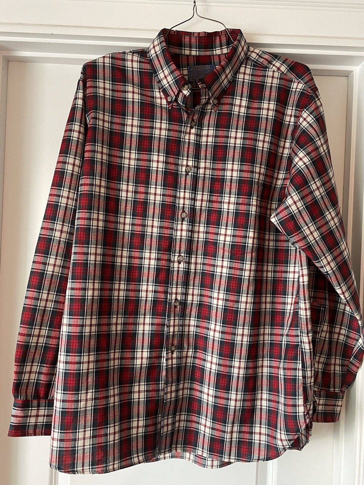 Pendleton Lightweight 100% Virgin Wool Red/Blue/W… - image 6