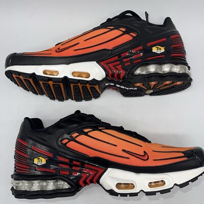 Nike Air Max Plus III 3 Black Orange Bright Ceramic CD7005-001