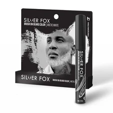Godefroy Silver Fox Arctic White Brush on Beard Color