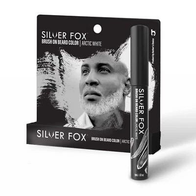 Godefroy Silver Fox Arctic White Brush on Beard Color
