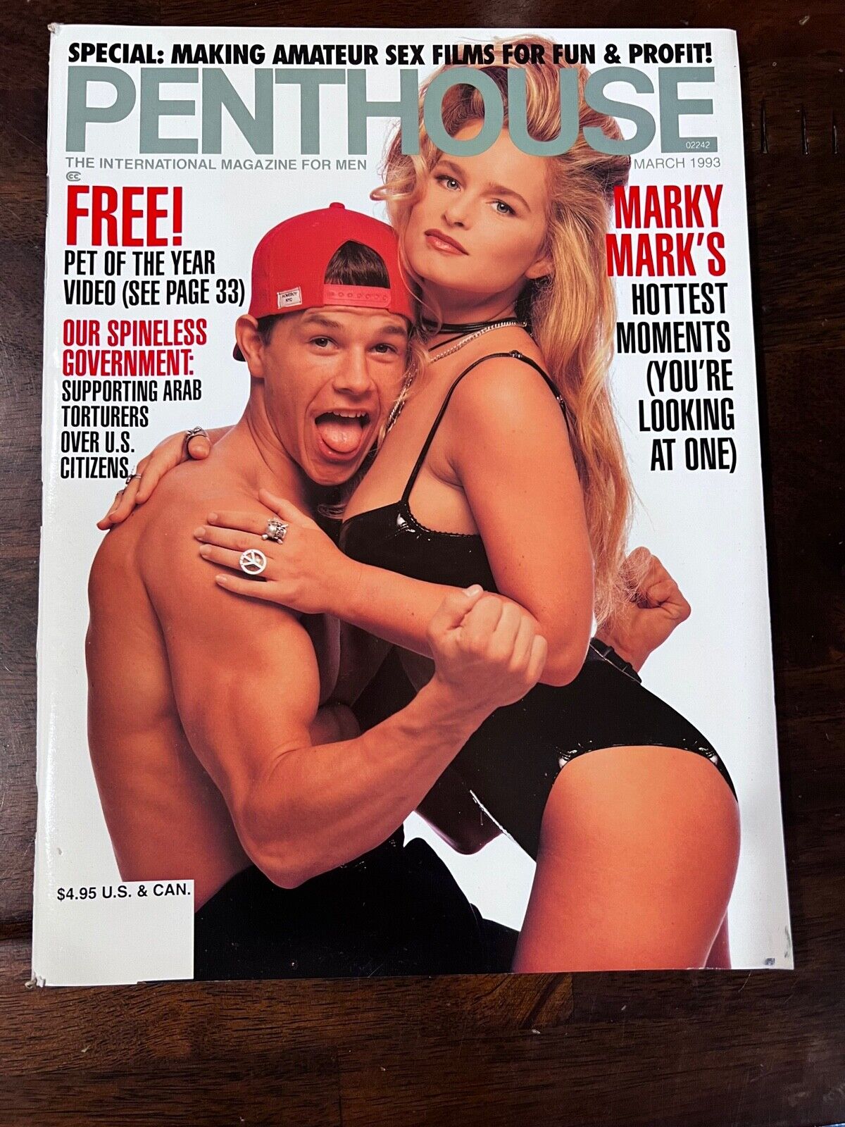 PENTHOUSE MARCH 1993 IN MINT CONDITION - MARK WAHLBERG COVER